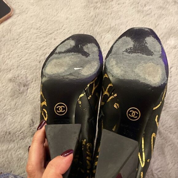 Chanel booties, size 37,5 (7) - Picture 13 of 13